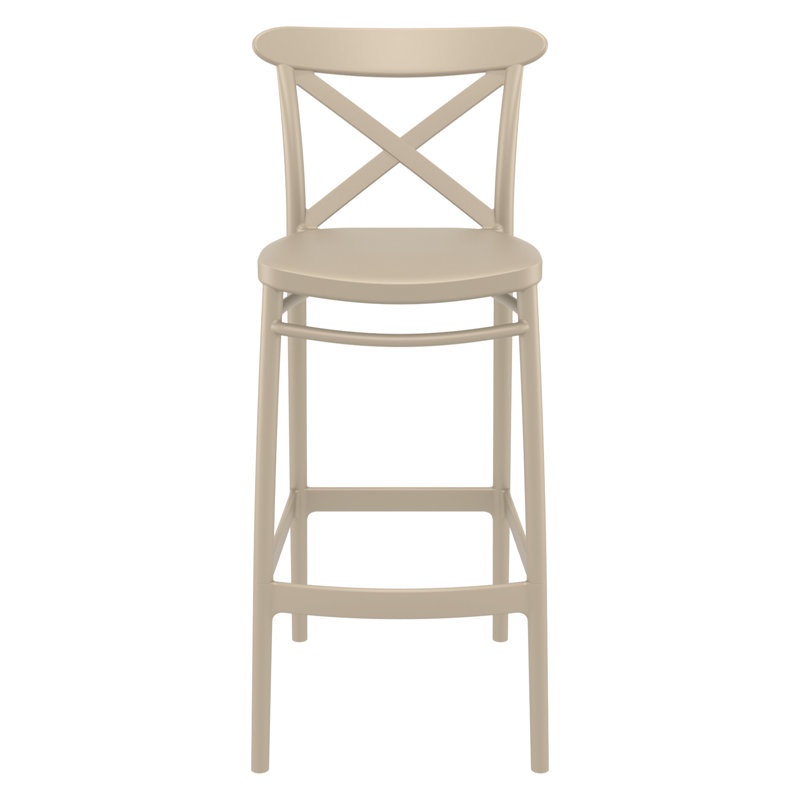 Tabouret Bijou, Taupe, Tabouret de bar (siège d'une hauteur de 29,5 po)