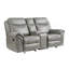 Ensemble de canapé inclinable 3 pièces gris