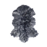 Twitty Sheepskin Area Rug in Gray