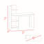Bureau d'écriture Pine à 4 tablettes