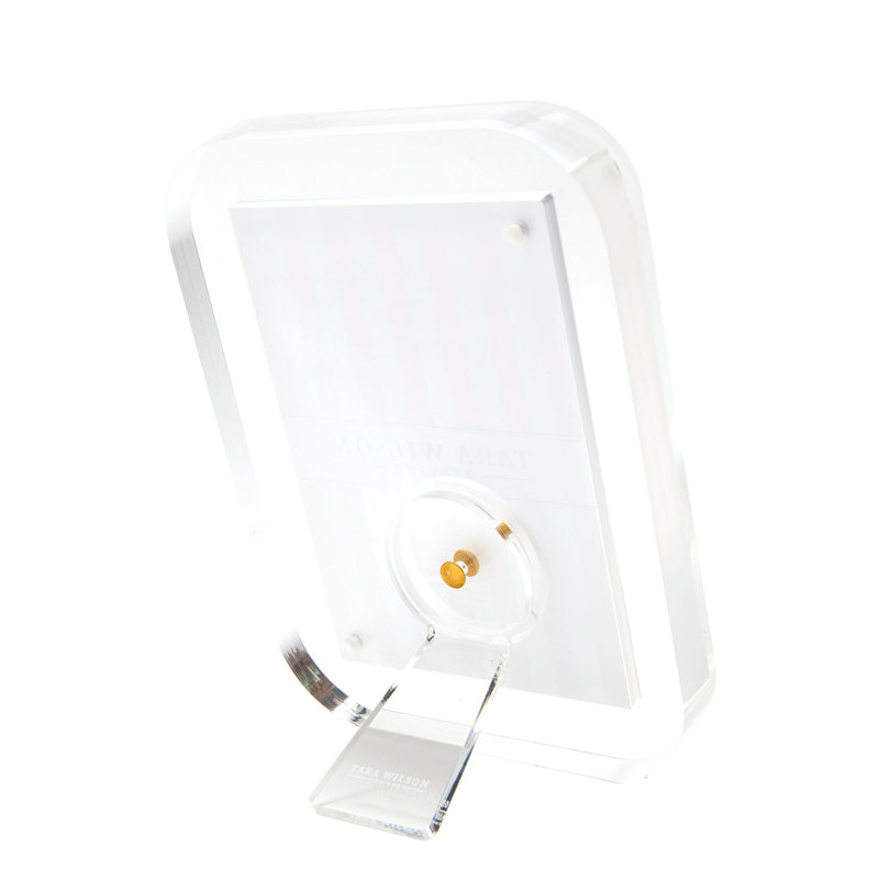 Cadre transparent en acrylique transparent 5 po x 7 po, Clair