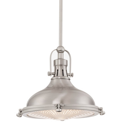 Luminaire suspendu en forme de cloche à 1 lumière Moyers