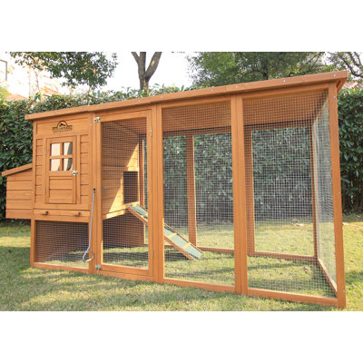 Chicken Coops 27.7 Square Feet with Chicken Run