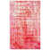 Tapis rouge à motif abstrait Riebe