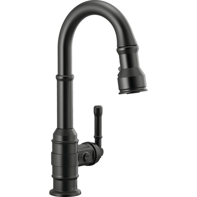 Broderick Pull Down Single Handle Kitchen Faucet With Accessories