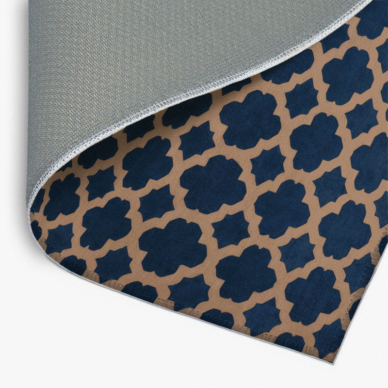 Tapis gris intérieur et extérieur Trellis, Rectangulaire 2 pi x 3 pi