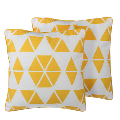 Jonah Geometric Square Cushion