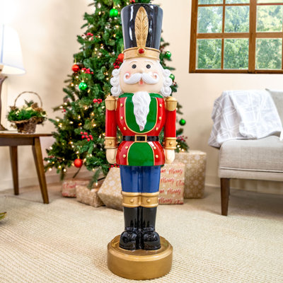 Tommy the Toy Soldier Nutcracker Christmas Statue - 37" H