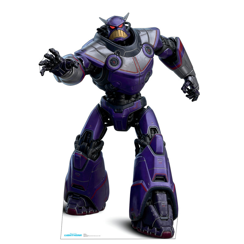 74'' Purple and Black Zurg Cardboard Standup