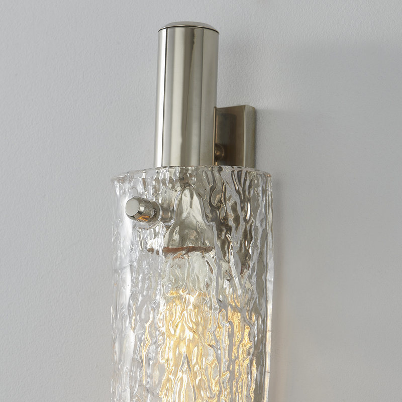HARWICH 2 LIGHT WALL SCONCE, Polished Nickel