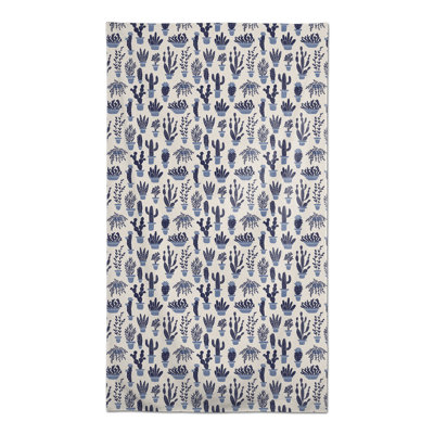 Rectangular Floral Polyester Tablecloth