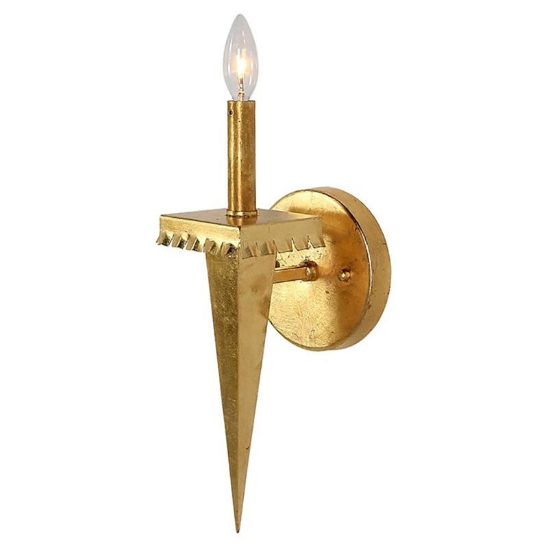 Castle 1 - Light Dimmable Wallchiere, Bronzed Brass