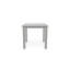 Table de bout d'extérieur carrée en polymère rustique 21 po-109665300