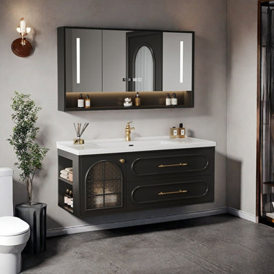 French retro style stylish bathroom cabinet