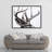 Roe Deer Plume Print On Canvas