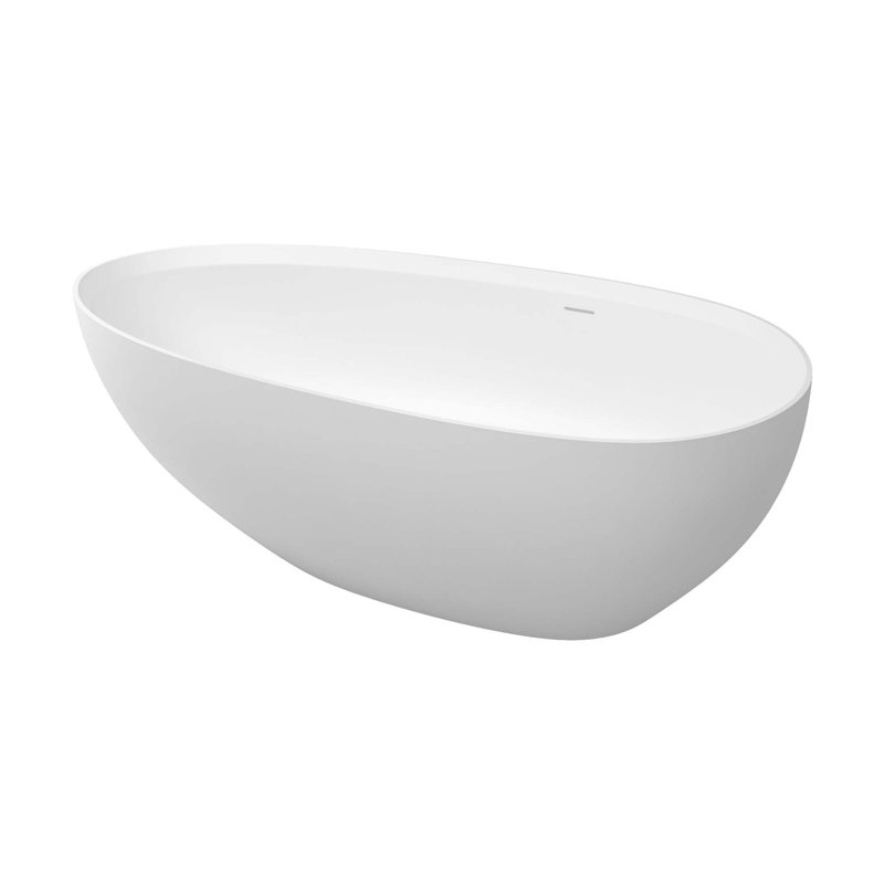 71'' x 35'' Soaking Solid Surface Bathtub