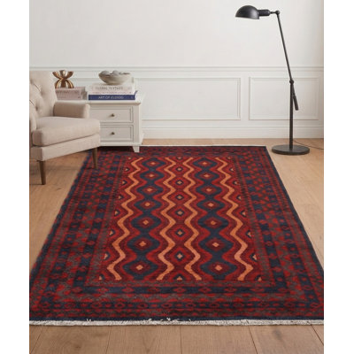 Tapis d'intérieur rectangulaire oriental noué à la main, multicolore, en soie et laine