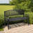 Outdoor Metal Garden Bench Patio Park Bench