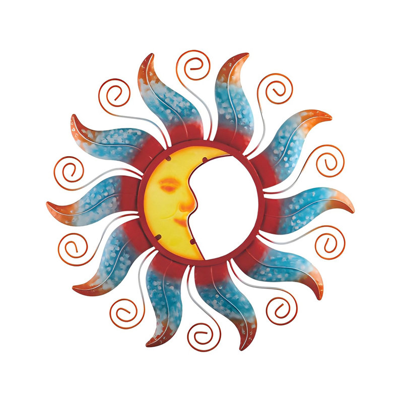 Décoration murale 23 "H Sun and Moon Celestial