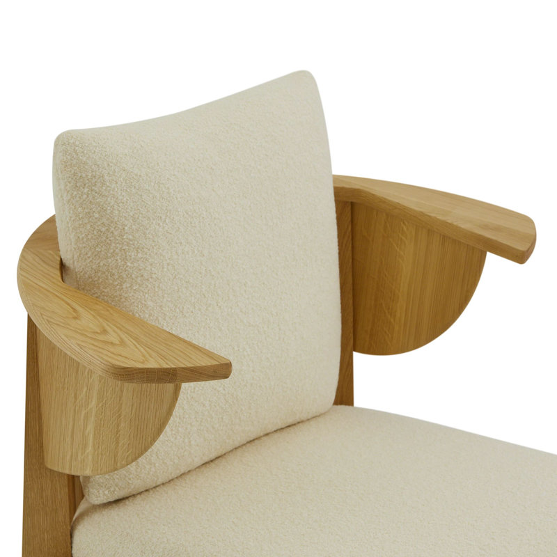 Frank Lloyd Wright Rockford Chair, Natural Oak