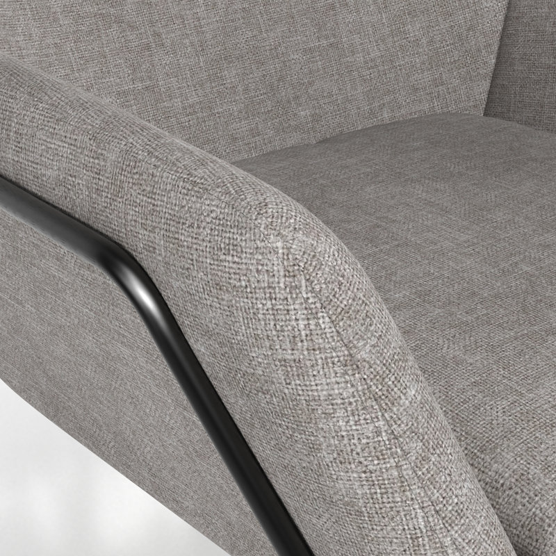 Williams Upholstered Accent Chair, Beige Heather