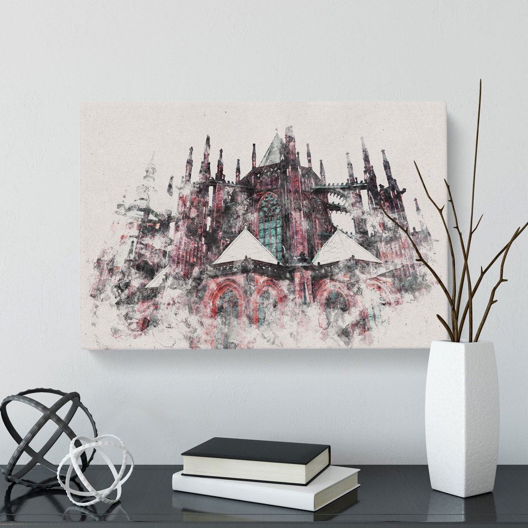 Prague Castle In The Czech Republic - Wrapped Canvas