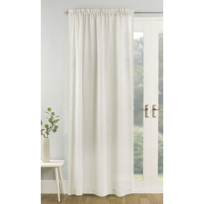 Caletha Semi Sheer Curtain Single Panel