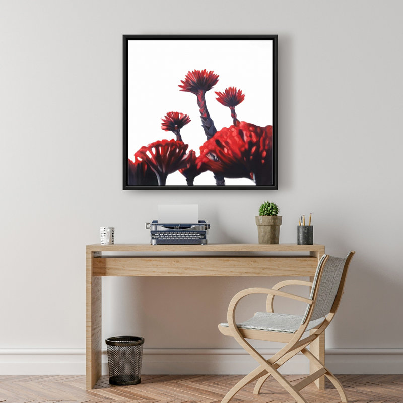" Red Tropical Flowers "