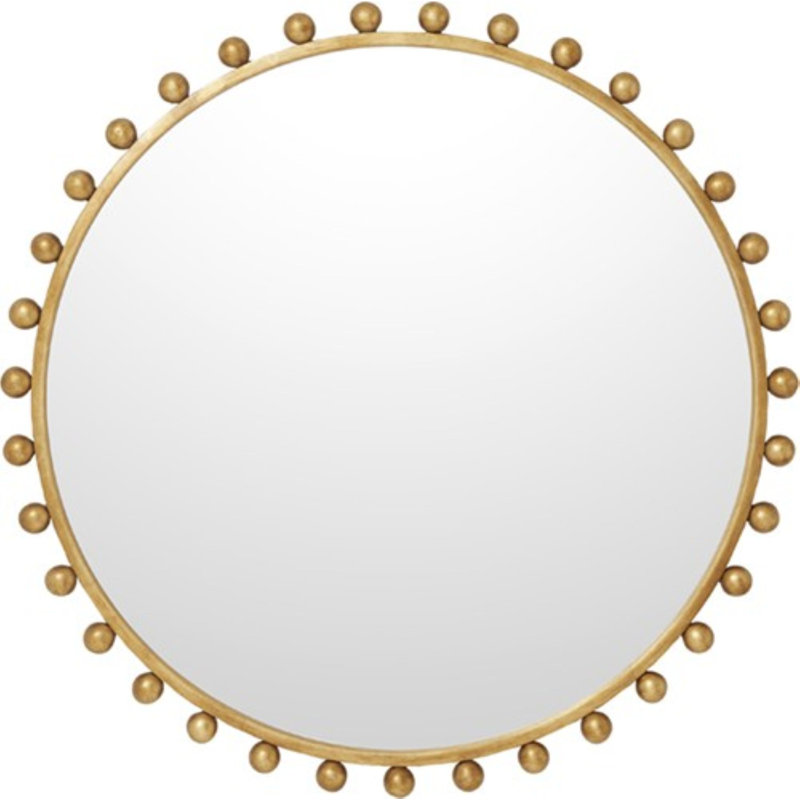 Cannes Round Metal Mirror