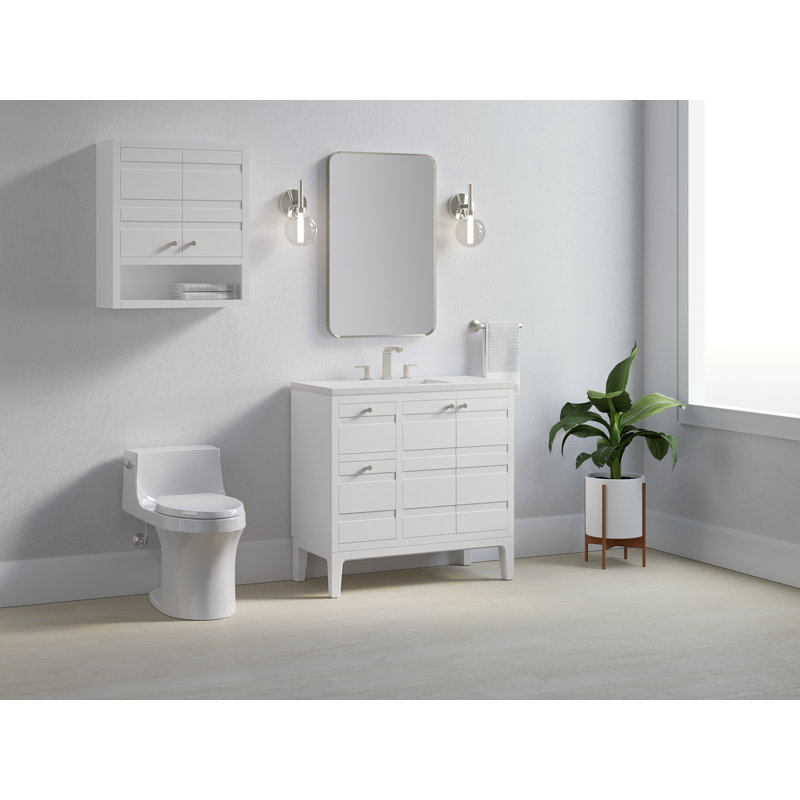 Helst 36-In Bathroom Vanity Set, White