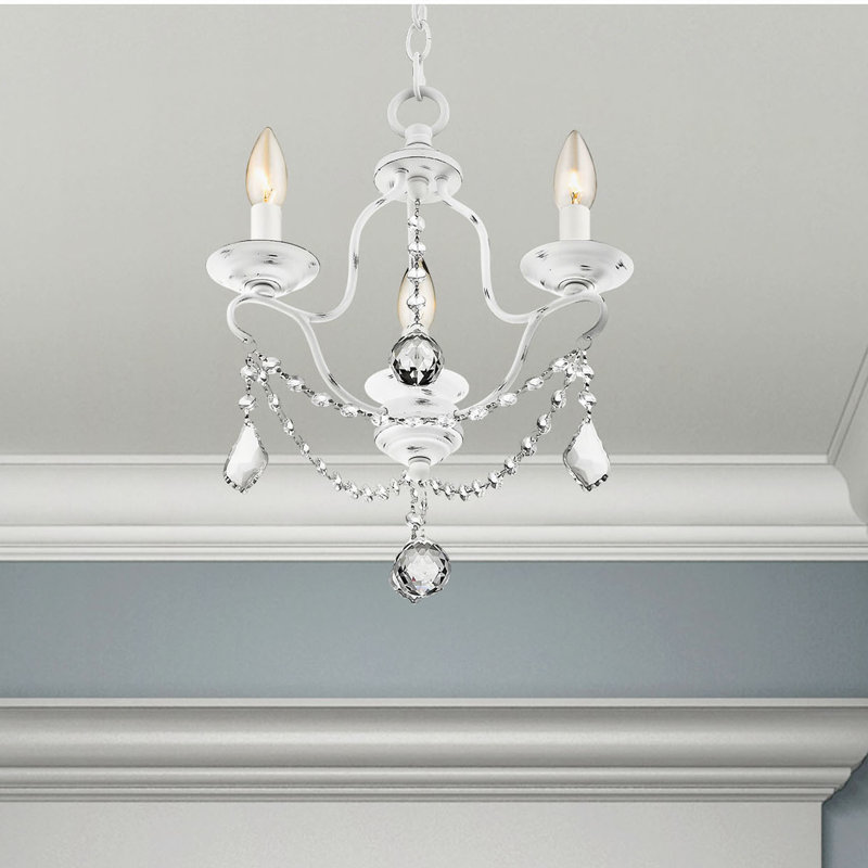 Abdel-Rahman 3 - Light Dimmable Chandelier, Antique White