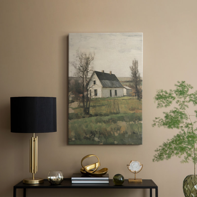 Paysage rétro Xi - galerie Cavas, H 18 po x l 12 po