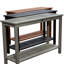 Console argenté gris eucalyptus