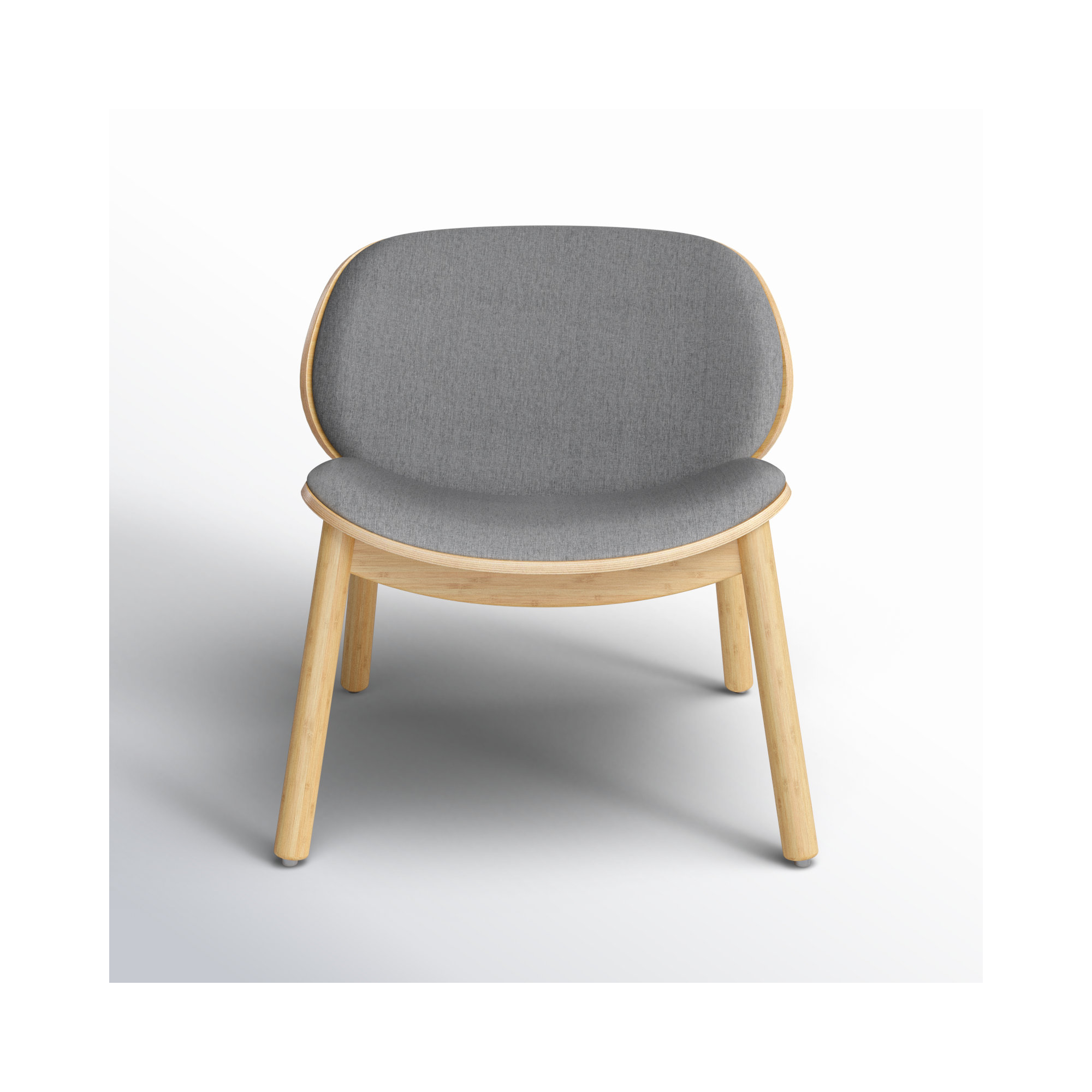 Wilfred Upholstered Accent Chair, Gray