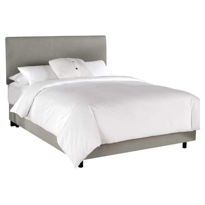 Eisley Upholstered Platform Bed, Full, Classic Linen Linen