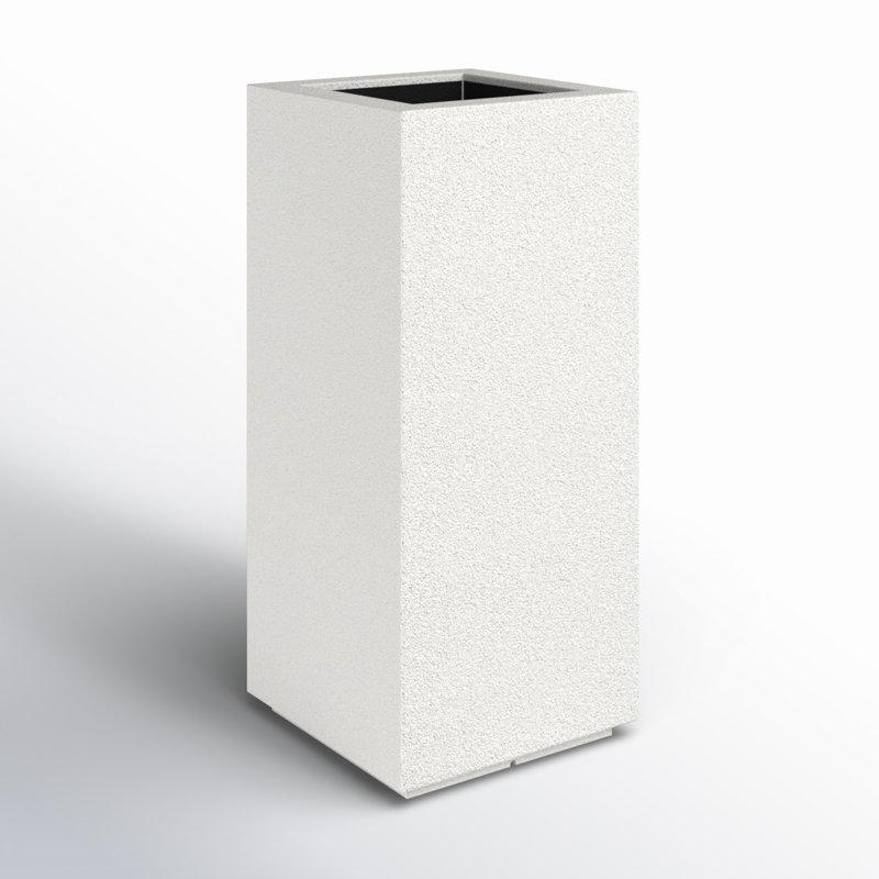 Kensington Tall Planter, White