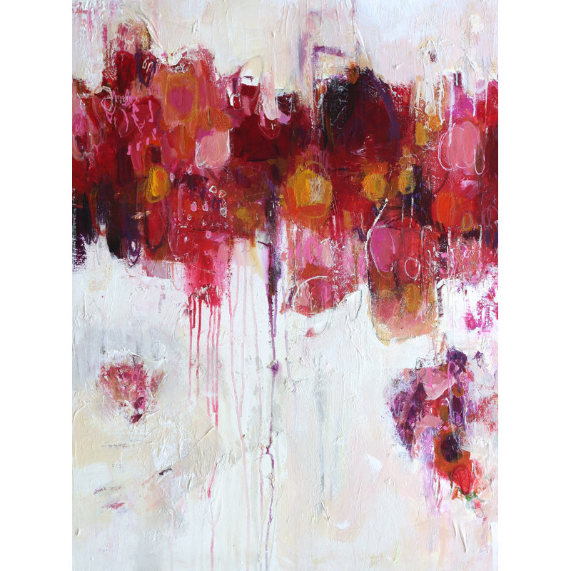 Rose Print by Elizabeth Chapman, Black Framed Paper, 21.25" H x 17.25" W