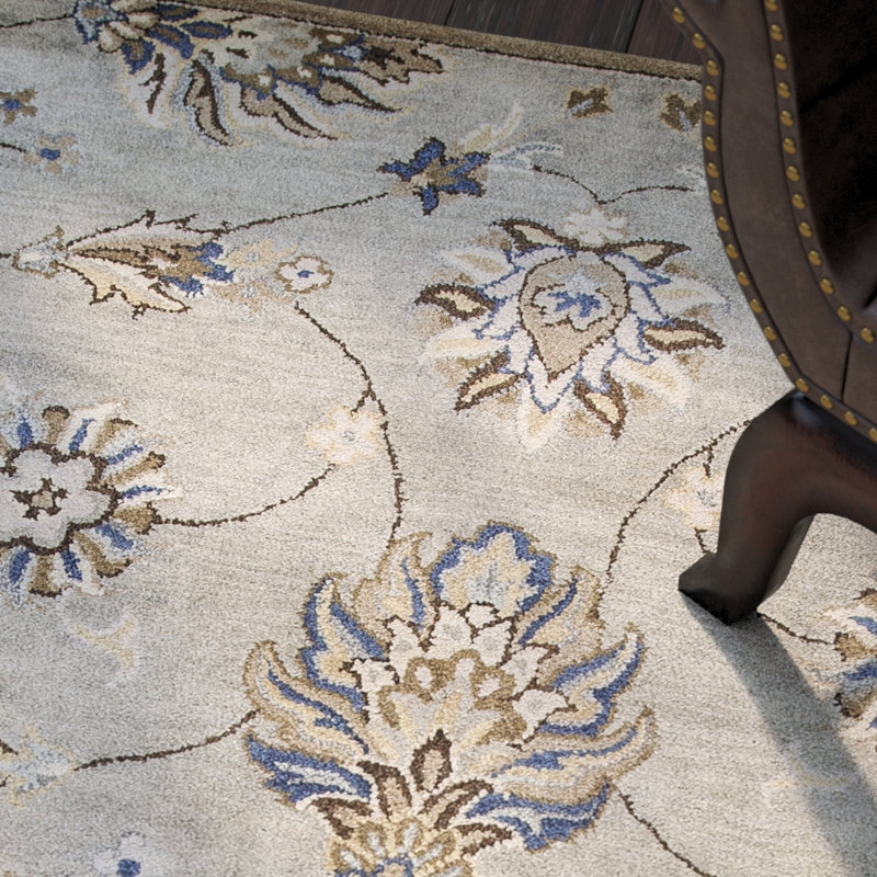 Gonsalves Hand Tufted Wool Geometric Indoor Rug, Runner 2'3" x 7'6"