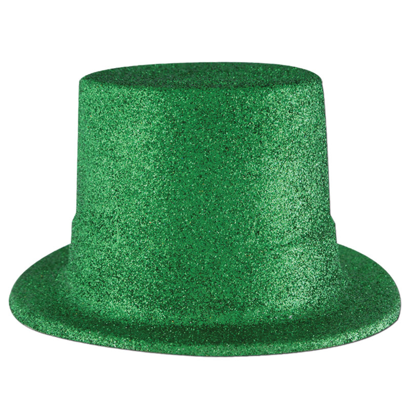 Chapeau vert scintillant - paquet de 24