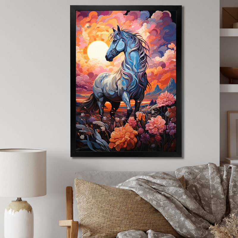 Yuichiro " Carousel Carousel Dreams ", Black Picture Framed, 20" H x 12" W x 1" D