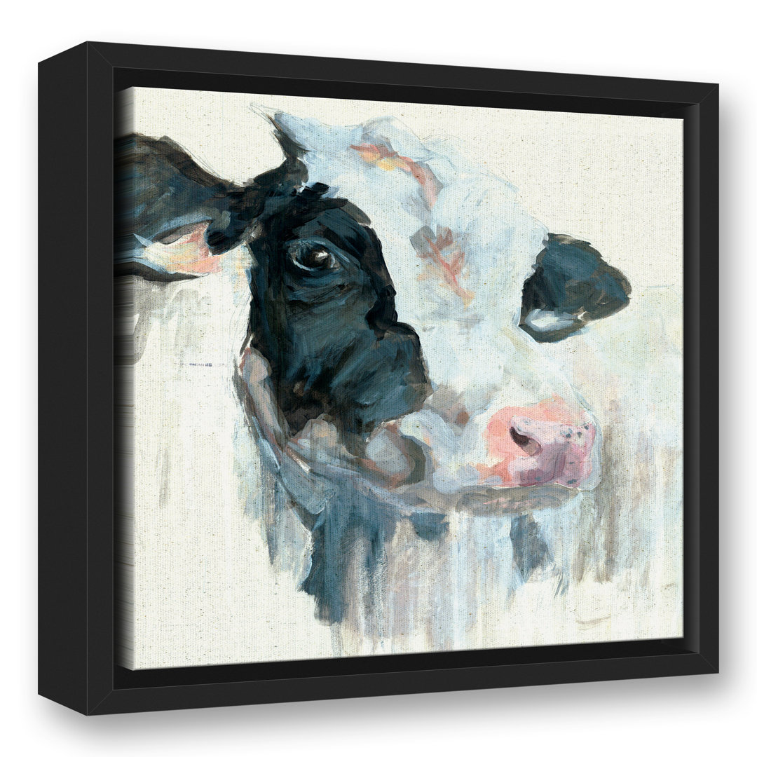 " Curious Painted Dairy Cow " Gracie Oaks 