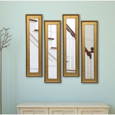 Truluck Solid Wood Flat Wall Mirror
