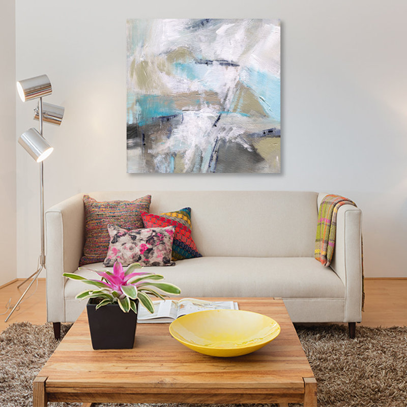 « perpendicular », impression sur toile, H 48 po x l 48 po x P 1,5 po, Toile tendue, Pas de tapis