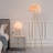 Marjorie 19" Modern Glam Feather Gold Tripod Table Lamp with Soft Lighting-1234652271