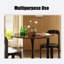Table ronde en bois de noyer clair luxueux (sans la chaise)