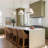 Scintilla Modern Pendant Light – 21" Metal, Fabric & Brass, Ivory White Medium Drum 1-Light Hardwired Dimmable Light Fixture for Kitchen, Kitchen Island, or Dining Room in Modern, Minimalist, and Transitional Style-23714886-23714880