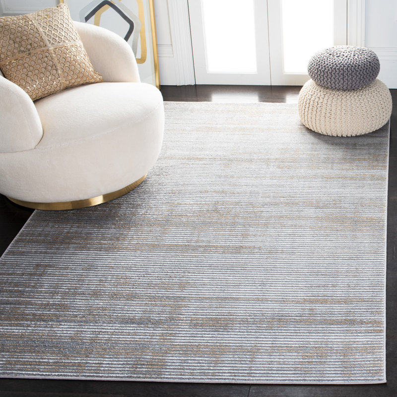 Tapis abstrait Orchard Performance, Rectangle 8 pi x 10 pi