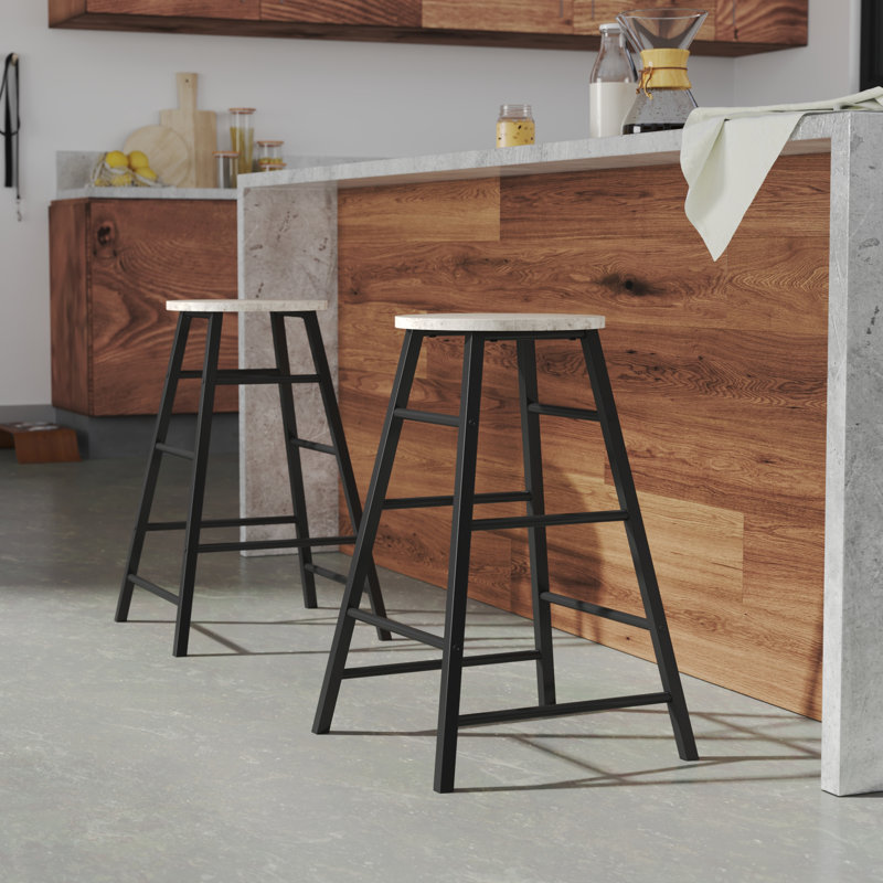 Alayna Bar Stool, Concrete Effect