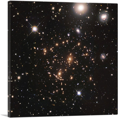 Hubble Telescope Abell 370 Cluster - reproduction de photo sur toile tendue