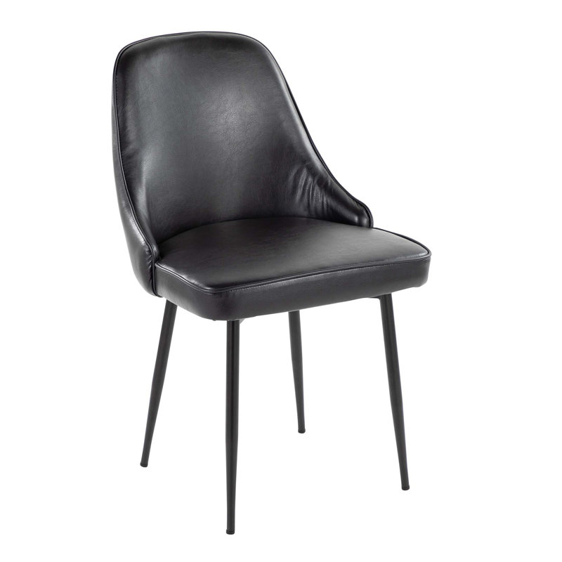 Chaise de salle à manger Toron, Noir, noir, noir, noir, Noir, noir, noir, noir